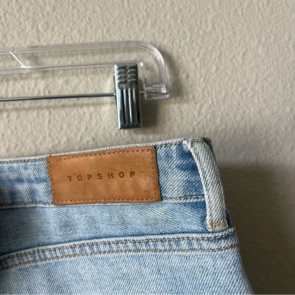 Topshop Moto Mom Denim Shorts